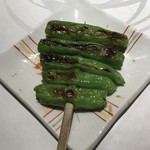 炭火鳥焼 蔵鵡 - 青唐。ししとうでした。