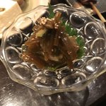 炭火鳥焼 蔵鵡 - 葉わさび醤油漬