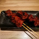 おもて家 - 鳥レバーたれ　旨いよ！