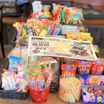 カフェ 華 - 駄菓子の山♡