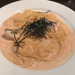 モンゴウイカの明太クリームスパゲティー