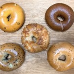 リングベーグル - 料理写真:今回買ったベーグル
