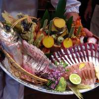 土佐料理 祢保希 新宿店 - これがさわち（皿鉢）料理！ゴージャス。