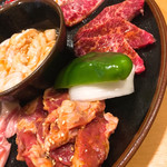 焼肉処 まるます家 - 豚サガリ･牛サガリ･牛カルビ♬︎