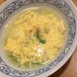 焼肉処 まるます家 - 玉子スープ♬︎玉子ふわふわ〜♡塩梅がイイ(*´˘`*)♡