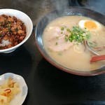 風風亭 - 風風らーめん＋焼豚飯