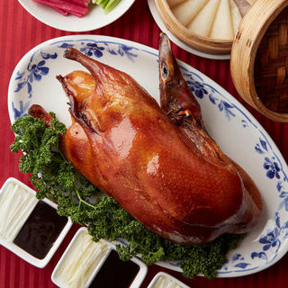 Peking duck prepared by a professional chef using the same cooking method as authentic Beijing Quanjude