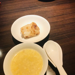 中国酒菜 暢暢 - 本日のスープのたまごスープ & だいこん餅❤️