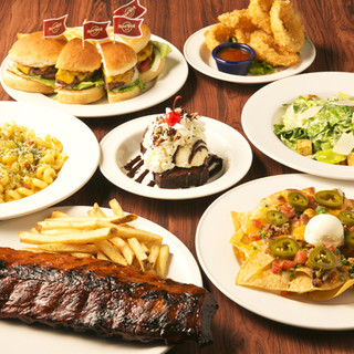 ボリューム満点の本場アメリカ料理を手作りで提供しております。