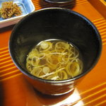 馳走なかむら - 葱の赤出汁