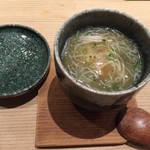 すし処 広川 - 甘鯛と松茸 蟹の餡かけ茶碗蒸し
