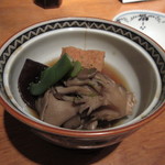 桔梗屋 - 舞茸、生木耳、厚揚げの炊き合わせ