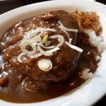 もりや食堂 - カツカレー(600円)　カツカレーアップ