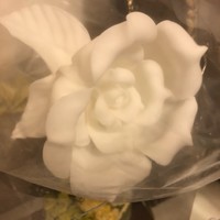 カンテサンス - バースデーに頂いた薔薇の飴細工☆