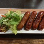 菊乃家 - 焼ウインナー¥390