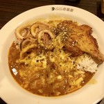 カレーハウスCoCo壱番屋 - スパイスカレー the 骨付きチキン
                いかトッピング