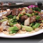 中国料理 桃花林 - 牛ヒレ肉と季節野菜の炒め