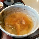わきみず亭 - あら汁