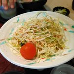 わきみず亭 - キャベツメインのサラダ