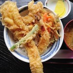 定食たちばな - 2018年10月 上天丼　650円