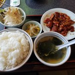 高麗亭 - 焼肉定食(カルビ)  900円