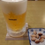 2018年10月 生ビール　500円