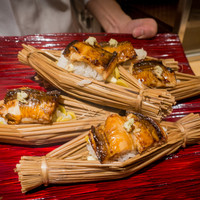 銀座 しのはら - 穴子飯蒸し