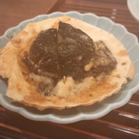 日本料理 「源氏」 ヒルトン名古屋 - 帆立貝の海苔のせ揚げ