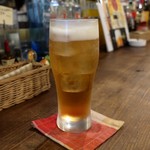 灯 - 茶葉つけこみ焼酎ソーダ割り