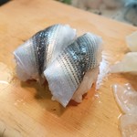 かわなみ鮨 - コハダにぎり