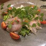 ラ・ボッテガ・デルマーレ - 富山産鮮魚のカルパッチョ3種盛り