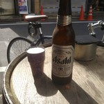 京風からあげ 蒼カウンター - 小瓶ビール