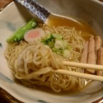 拉麺酒房 熊人 - 塩鰹拉麺 ストレート麺