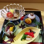 彩懐石 わらび高砂 - 秋の前菜