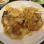 熊猫 - 餡が絡む