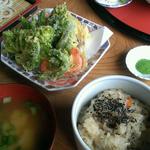 Choufuuan - 山菜おこわ定食  1200円＋税