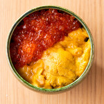 Sea urchin roe rice