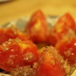 E・A・T GRILL&BAR - "丸ごとトマトとミョウガのピクルス"