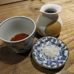 あめこや - 汁、薬味