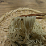 あめこや - 長野県栄村の十割蕎麦；麺はこんな感じ