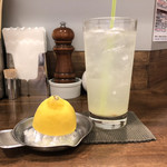 創作麺工房 鳴龍 - 「生レモンサワー」400円