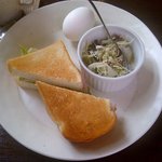 珈琲家 心 - 心モーニング　ハムサンド