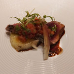 SUGALABO - 気仙沼戻り鰹、ボロ葱、山梨7年熟成バルサミコ