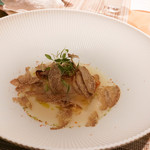 SUGALABO - 釣りきんき、海老芋、アルバ産白トリュフ