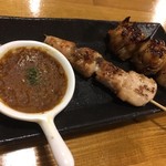 最高おにくセンター - ササミ、鶏ツクネ、カレーソース