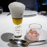 レフェルヴェソンス - 鱧、南瓜、胡桃/無花果、お酒