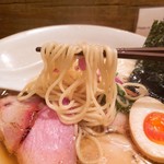 Homemade Ramen 麦苗 - 麺持ち上げ