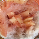 雪みるく - りんご糖蜜の中