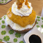 雪みるく - かぼちゃミルク+エスプーマ（ハーフ）