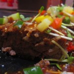 ビストロ アオキ - ハンバーグは厚みがすごい